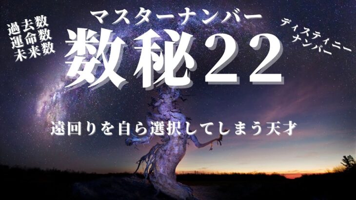 【数秘術】数秘22はカリスマ？違います。1000名鑑定でわかった真実を話します