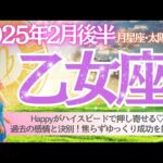 【乙女座♍️さん🌹2月後半】happyがハイスピードで押し寄せる🌟過去の感情と決別❗️焦らすゆっくり成功を掴む🍀✨