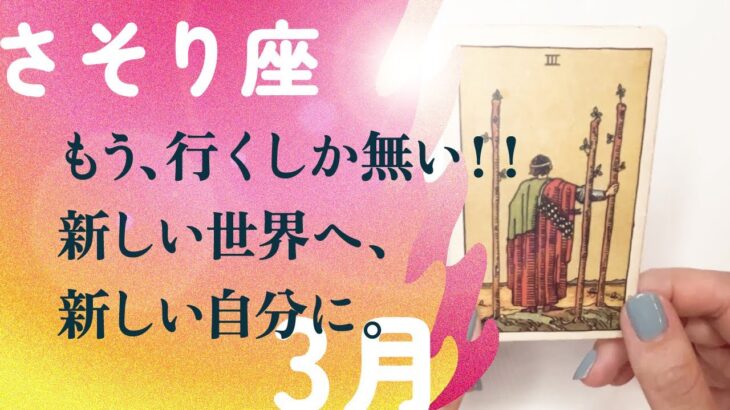 奇跡の前兆🌱🕊️見逃さないで、どんどんやってくるサイン。【3月の運勢　蠍座】