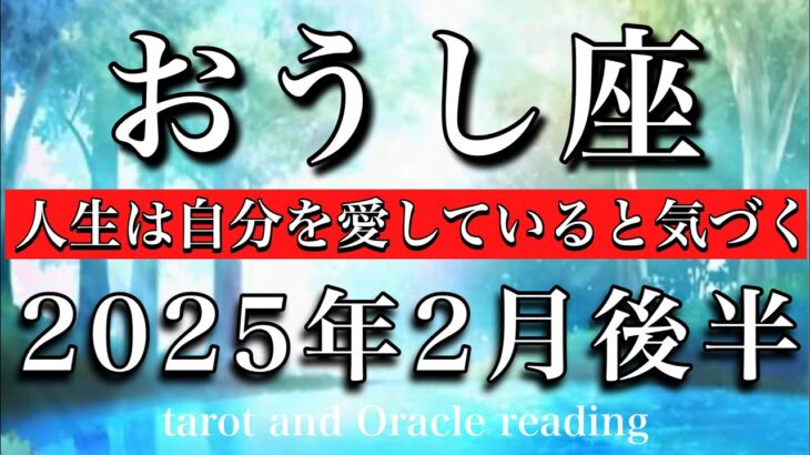 おうし座♉︎2025年2月後半 思い出して🔥人生は自分を愛していると気づく　Taurus tarot reading