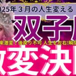 【双子座】2025年3月にかけての双子座のご縁運は？最終警告！この選択で未来が決まる！運命のご縁を掴めなければ人生崩壊…！？