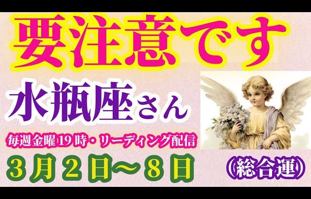 【水瓶座】2025年3月2日から8日までのみずがめ座の総合運。#水瓶座 #みずがめ座