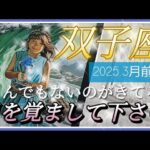 【3月前半🍀】双子座さんの運勢🌈とんでもないのがきてる‼目を覚まして下さい👀✨✨