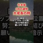 【おひつじ座】2025年3月「牡羊座の運勢」　#牡羊座#おひつじ座#牡羊座の運勢