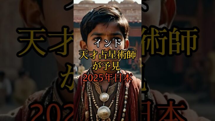 インドの天才占星術師が予見 2025年日本を襲う未曾有の大災害【 スピリチュアル 怪談 都市伝説 予言 ミステリー 】