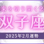 【12星座占い】2025年2月双子座の運勢✨未来を切り開く2月！