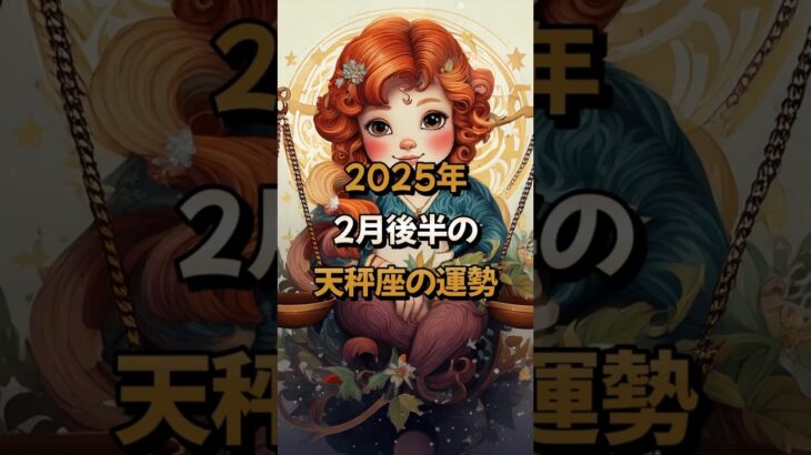 【天秤座】2025年2月後半の天秤座 (てんびん座)の運勢 – 星座占い #てんびん座 #天秤座  #2025年2月 #占い #開運 #星座占い