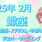 【2025年2月】蠍座【タロット】