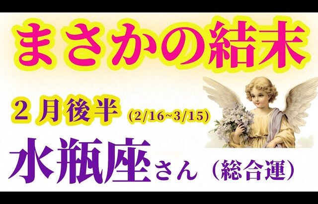 【水瓶座の総合運】2025年2月16日から3月15日までのみずがめ座の総合運。#水瓶座 #みずがめ座