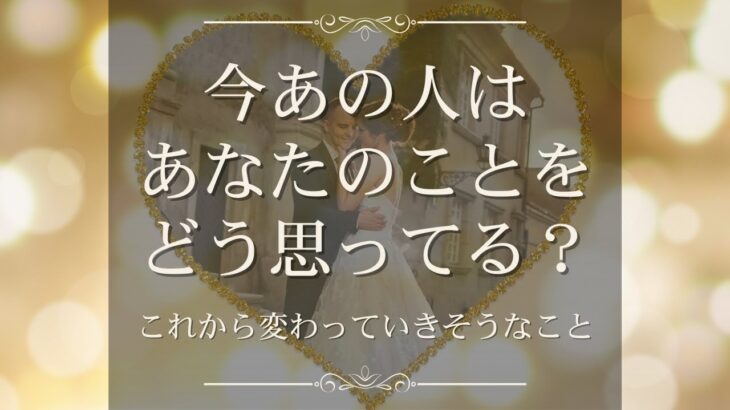 今あの人はあなたのことをどう思ってる？これから変わっていきそうなこと。【 恋愛・気持ち・タロット・オラクル・占い】