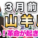 3月前半 やぎ座の運勢♑️ / 凄い革命が起きる💎 感謝を表明したらエネルギーが好循環する🌈 自分の過去を全肯定して💕【トートタロット & 西洋占星術】