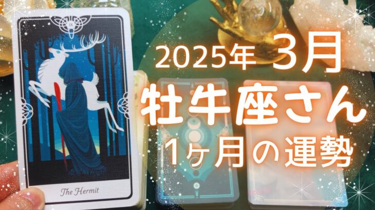 牡牛座さん♉️2025年3月の運勢タロットリーディング✨【お久しぶりです！】