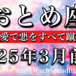 おとめ座♍︎2025年3月前半 悩むより愛する🌱壮大な愛で不安を全て蹴散らす🔥Virg tarot reading