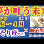 【蠍座の総合運x血液型】2025年2月から4月までのさそり座の総合運。#蠍座 #さそり座