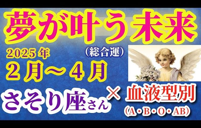 【蠍座の総合運x血液型】2025年2月から4月までのさそり座の総合運。#蠍座 #さそり座