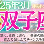 【双子座♊️さん🌸3月】真摯に、正直に進む❣️幸運の輪が廻る🍀喜んで楽しんでチャンスを掴む💖✨