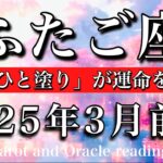 ふたご座♊︎2025年3月前半 急がば回れ☘️「あとひと塗り」が未来を変える💫Gemini tarot reading