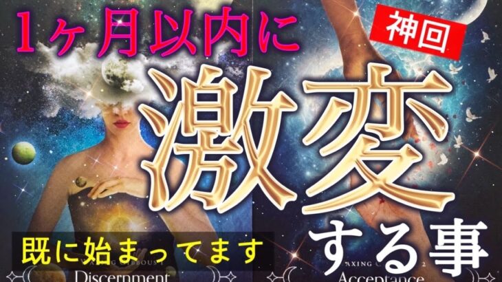 【神回❤️】これから1ヶ月以内に激変すること😳‼️すでにその流れは始まっています🌈個人鑑定級深掘りリーディング［ルノルマン/タロット/オラクルカード］