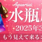 【みずがめ座】2025年3月♒️ 成就と卒業！新しい感動がありそう、気持ちが前へ、長年の壁を越えられる、もう大丈夫