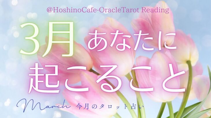 【3月🌸運勢タロット】３月、あなたに起こること🌈仕事運・恋愛運・金運etc.…神回続出！！