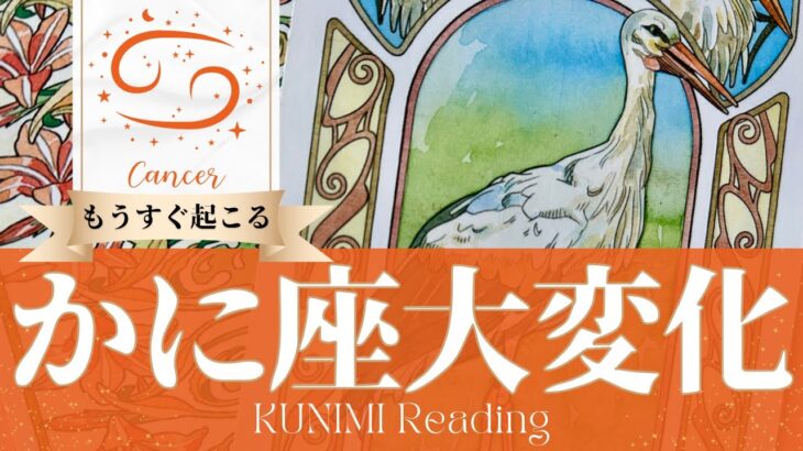 蟹座♋あなたが望む人間関係が大変化🕊️もうすぐ起こる嬉しい大変化🕊️どんな大変化？🕊️いつ頃？🌝月星座かに座さんも🌟タロットルノルマンオラクルカード