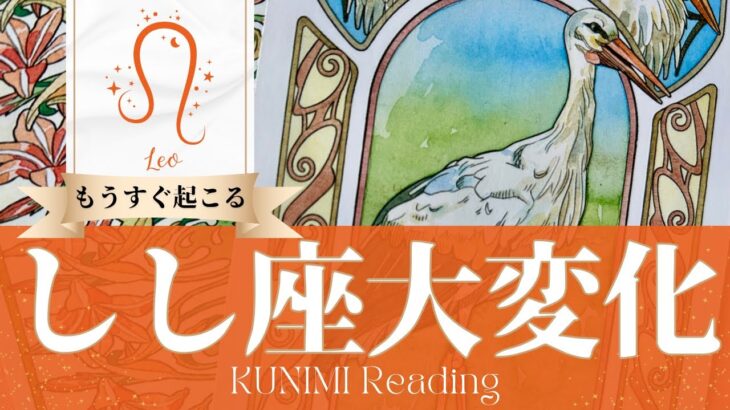 獅子座♌お仕事やお金に関することが大変化🕊️もうすぐ起こる嬉しい大変化🕊️どんな大変化？🕊️いつ頃？🌝月星座しし座さんも🌟タロットルノルマンオラクルカード