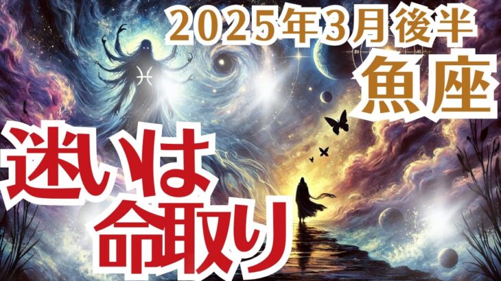 【魚座】うお座の3月後半の運勢〜迷いが命取りに…魚座に迫る「最大の危機」〜