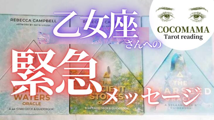 乙女座さん♍ 【緊急メッセージ❗️❣】ココママの深ーいタロット占い🔮オラクルカードリーディングで