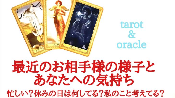 🌹恋愛タロット占い🌹忙しい？休みの日は何してる？私のこと考えてくれてる？最近のお相手様の様子とあなたへの気持ち