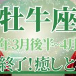 【おうし座】3月後半運勢　困難は終わり、悩みから解消されるとき👼癒しと浄化、心が安心できる時間へ🌈幸運の鍵は、楽しいことにたくさん時間を使って【牡牛座 ３月】タロットリーディング