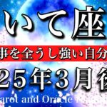 いて座♐︎2025年3月後半 今は整える時🧘すべき事を全うし強い自分が完成する🧚Sagittarius tarot reading