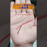 【手相警告】歴史上最も危険とされる大凶相！これが出たら運気・安全・健康に最大限の注意を！#手相#手相占い#占い#運勢#結婚運 #生命線 #運命線 #太陽線 #頭脳線  #島田秀平#運がい