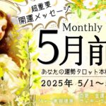 【5月1日~5月15日まで🍀】あなたの運勢🌼✨Monthly Reading【2025年】忖度一切無し、タロット仕事/恋愛/金運/健康【本格有料鑑定級】