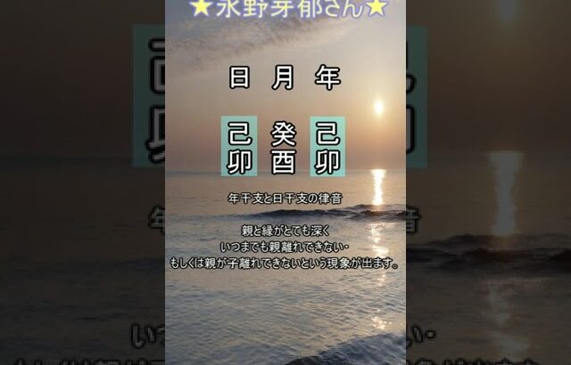 永野芽郁さんの命式　#占い 　#算命学　#永野芽郁 　さん