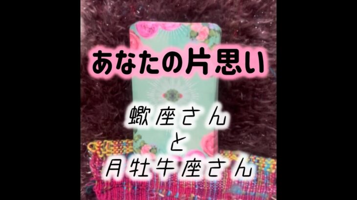 蠍座・月牡牛座『あなたの片思い』