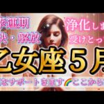 乙女座５月♍️幸運期到来🥹解決・解放🌈強烈なサポートによりここから前進します✨
