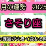 蠍座【2025年５月の運勢】人生の課題が大きく変わる時！土星が移動する💖神秘的メッセージ👑幸せを呼び込む！開運リーディング🌟