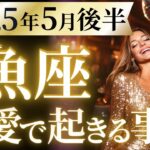 【魚座5月後半の恋愛運💗】鳥肌の連続❗️孤独の終わりと、溢れる幸せ😍運勢をガチで深堀り✨マユコの恋愛タロット占い🔮
