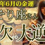 【蠍座】💴2025年6月 さそり座の金運💹🌟金欠→大逆襲！蠍座のあなたに訪れる、2025年6月の奇跡的金運アップ術👛✨2025年6月の蠍座の金運を中心に、12星座とタロット占いで徹底追及！