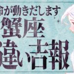 【見逃し厳禁】絶対に見てください！蟹座さんの人生に大きな変化が…✨評価・出会い・大逆転【運勢タロット占い】