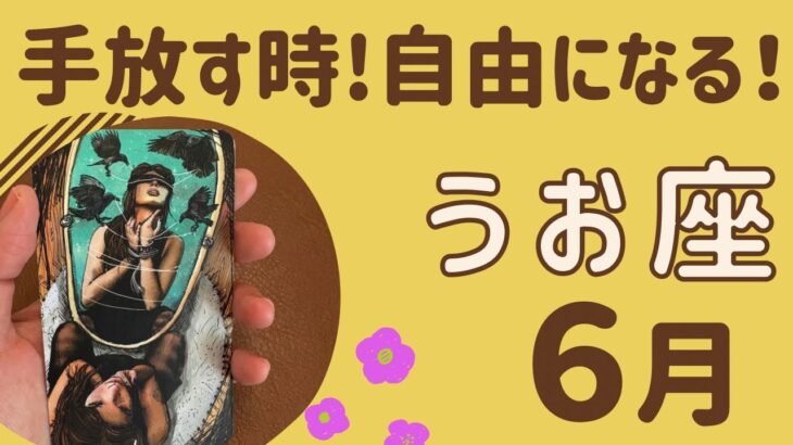 【魚座】6月♓️手放す時がきた‼️解放されて自由になる❗️縛っていたのは自分だった❗️