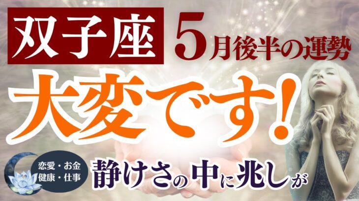 【双子座さん】2025年5月後半から6月前半の「ふたご座」〜大変です！ 静けさの中に兆しが〜