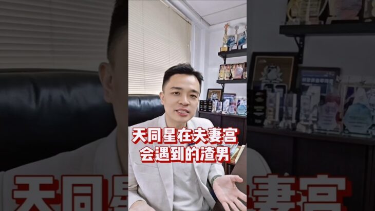 渣男系类 – 天同星在夫妻宫 #紫微斗数 #紫微斗數 #紫微斗數教學