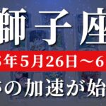 獅子座 【 しし座 ♌ 】週間リーディング( 2025年 5月26日の週)祝福が降り注ぐ！希望の風にのって、一気に加速。🌟上昇気流に乗り飛び立つ。✨🔑 獅子座 タロット占い