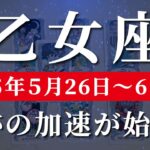 乙女座 【 おとめ座 ♍ 】週間リーディング( 2025年 5月26日の週)希望の光が射し込む！バランスの中で目醒めが始まる。✨🔑 乙女座 タロット占い