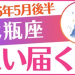 【水瓶座】2025年5月後半～6月前半みずがめ座「想い届く日🥰」