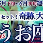 魚座 5月下旬～６月初旬【凄すぎる！ようやく自分の運命が廻り出す】夢見る力、叶える力を取り戻す　うお座　2025年５月 6月運勢　タロットリーディング　Pisces　May　June