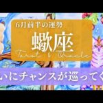 【蠍座】6月前半／いよいよチャンスが到来します！直感が合図を送ってるよ！✨🕊🌈【運勢】【タロット】【さそり座】
