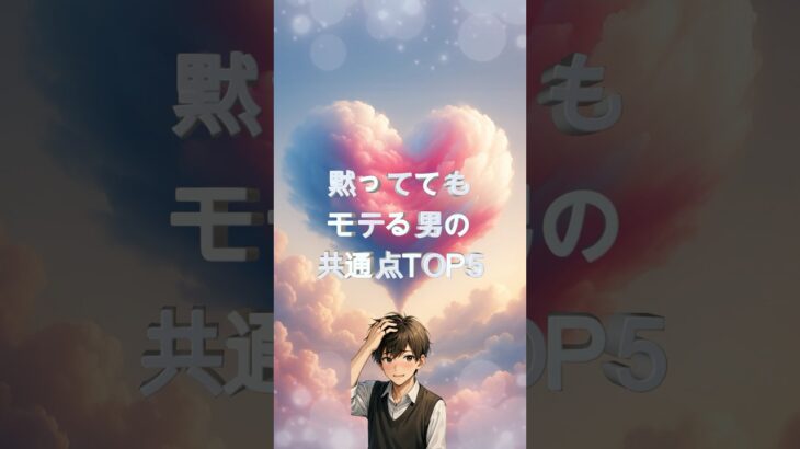 当たる🔮黙っててもモテる男の共通点TOP5 #占い #恋愛#開運