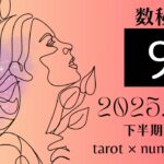 【数秘×タロット】LP9＊2025年下半期（7〜12月）運勢をカードリーディングと数秘で占いました🔮